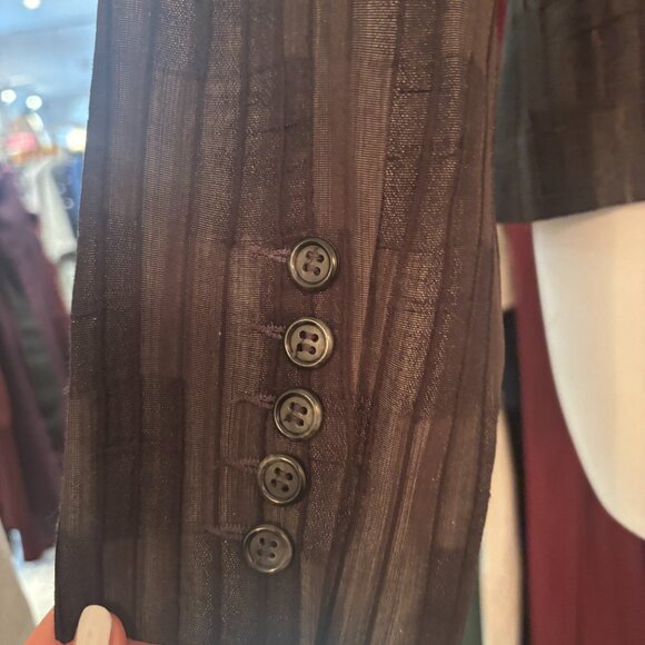 Pink Tartan Black Blazer - Picture 3 of 3